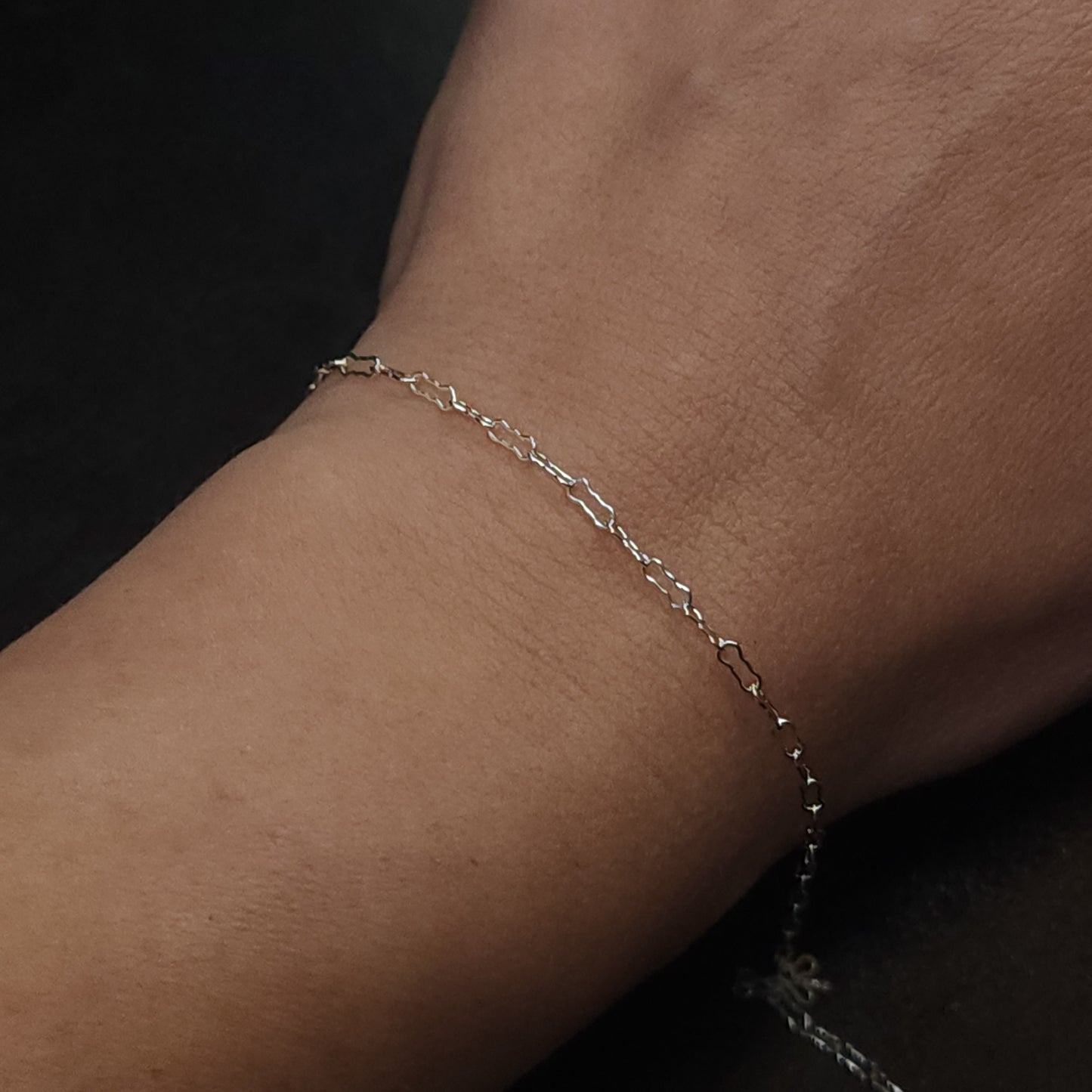 Sterling Silver Large Wavy Paperclip Chain