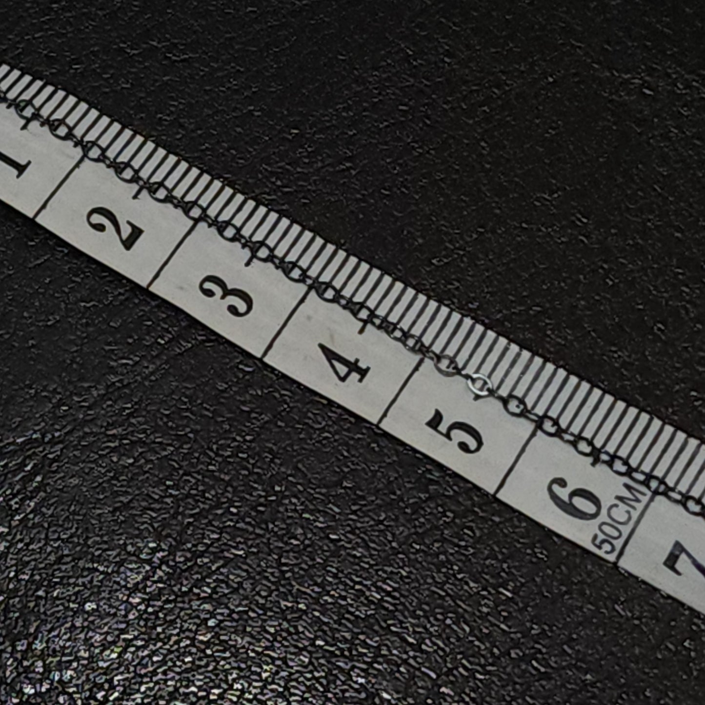 Sterling Silver Black Oxidized Cable Chain