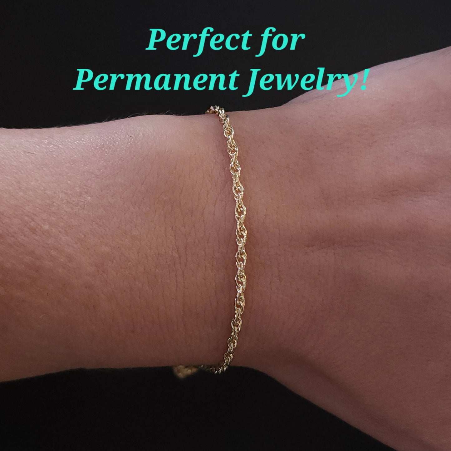 14kt Gold Filled Large Rope Chain